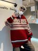 Pure Christmas Sweater Men 2025 Autumn Winter Vintage Trendy Brand Retro Couple Loose Design Knitted Top_viptrois.com