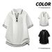Summer Preppy Style Knitted Polo Shirt Men's Short Sleeve Collared Color Blocked Breathable Casual Loose Top Trendy New Arrival 2026_viptrois.com