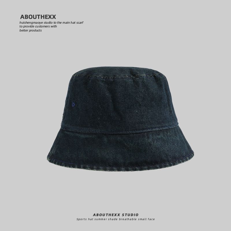 New Cowboy Fisherman Hat Women's All Match Summer Anti Ultraviolet Sun Hat Outdoor Travel Sun Protection Basin Hat_viptrois.com