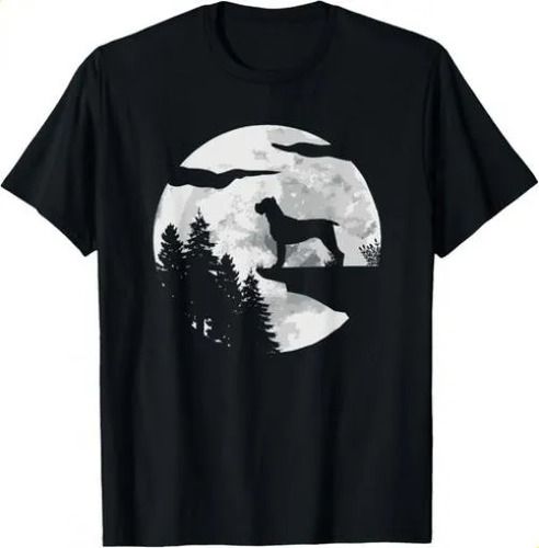 T-shirtcane Corso Dog Full Moon At Night - Pet 2026 Owner Cane Co_viptrois.com