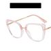 Women's Eyeglasses New Cat Eye Glasses Frame Anti Blue Light Flat Glasses Personalized Ins Glasses Plain Glasses Frame_viptrois.com