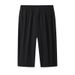 Men's Clothing Summer Men's Ice Silk Shorts Ice Sense Cropped Pants Quick Drying High Elastic Casual Shorts Men_viptrois.com