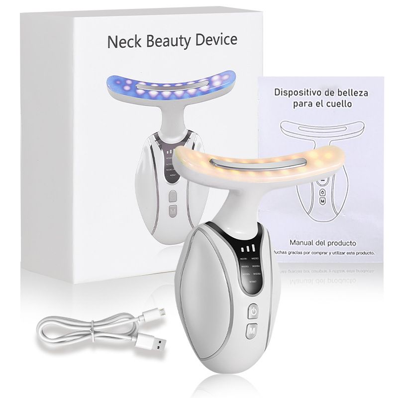 Color Microcurrent Seven Light Beauty Lifting, Firming, And Removing Neck Lines High Frequency Massage Multi F_viptrois.com