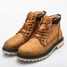 European Warm Series Outdoor Work Shoes 2025 Spring And Autumn New Fashion Casual Large Size Couple Yellow Men's Martin Boots_viptrois.com