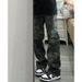 American Retro Camouflage Pants For Men, New Spring And Autumn Style, High Rise Jeans, Washed, Versatile, Logging Workwear Straight Leg Pants_viptrois.com