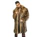 Men's Clothing Fur Coat For Autumn And Winter, Imitation Raccoon Fur Mid Length Coat, Fashionable Men's European And American Foreign Trade Large Size_viptrois.com