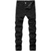 Men's Clothing Jeans Trendy Paint Slim Men's Pants Elastic Slim Men's Pants_viptrois.com