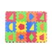 Mother & Kids 36 Pieces EVA Geometric Number Puzzle Mat Mini Foam Puzzle Assembly Toy_viptrois.com