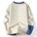 Pure Foreign Trade Cross-Border Men Winter New Fashion Korean Version Youth Trend Base Men's Knitted Sweater_viptrois.com