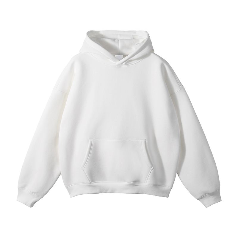Dark Gray Short Boxy Sweater Men's Spring And Autumn Teen Stiff Hoodie American Retro Heavy Coat_viptrois.com
