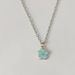 Young Girls Clothing New Glazed Five Petal Flower Necklace Popular Alloy Oil Dripped Hyun A Style Flower Pendant Necklace_viptrois.com