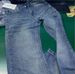 Men's Clothing Festival Sunset Blur Dyeing Washed Distressed Legs Bootcut Flared Loose Jeans_viptrois.com