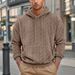 Men's Teddy Fleece Hooded Sweatshirt With Jacquard Pattern - Casual Streetwear Pullover For Autumn Winter (Black, Grey, Light Blue, Beige, Brown)_viptrois.com