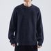 Hansca Lazy Style Sweater 2024 Autumn Winter Loose Solid Color Round Neck Pullover Inner Knitwear Jacket Men_viptrois.com