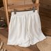 Men's Clothing Men's Summer Linen Shorts Breathable Comfortable Versatile Skin Friendly Trendy White Pants Set_viptrois.com