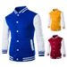 Men's Clothing Jacket European Size Men's Clothing Hot Sale Men's Stand Collar Baseball Shirt Jacket W868_viptrois.com