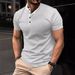 Men's Performance Polo Shirt Quick-Dry Polyester Blend, Breathable & Lightweight For Sports, Travel & Casual Wear (White, Black, Navy Blue) – S-XXL_viptrois.com