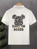 Little Bear Polo Men's Korean Short T-shirt Trendy Brand Half Sleeve Casual Top Summer Minimalist Collar Paul Shirt_viptrois.com