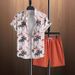 Men's Clothing Leisure Vacation Tropical Print Men's Shirt_viptrois.com