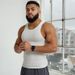 Men's Clothing Summer Knitted Ice Silk Ribbed Fitness Sports Casual Slim Men's Vest Men's I Back_viptrois.com