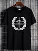 Si Vis Pacem Para Bellum Proverb Sword Oak Leaf Wreath If T Shirt 38365 Casual Homme Slightly Comfortable Summer Unisex Fashion Designer Clothes_viptrois.com