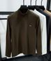Premium Double-Layer Fleece Sweatshirt For Men – Slim-Fit Thermal Base Layer With Brushed Micro Velvet Interior, Semi-Turtleneck Winter Pullover_viptrois.com