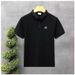 Men's Clothing Short Sleeve Simple T Shirt Loose Lapel Top_viptrois.com
