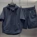 Men's Clothing Summer Thin Quick Drying Hooded Short Sleeved Shorts Loose Versatile Two Piece Outdoor Leisure Sports Suit_viptrois.com