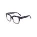 Retro Glasses Large Frame Textured Reading Glasses Fashion Anti Blue Light Glasses Elderly Reading Glasses_viptrois.com