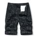Men's Clothing Trend All Match Washed Cotton Striped Casual Overalls Five Point Sports Pants_viptrois.com