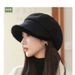 Women's Hats Thickened Plush Edge Octagonal Hat For Women Fashion Solid Color Painter Hat Autumn And Winter Japanese Style High End Newsboy Hat Trend_viptrois.com