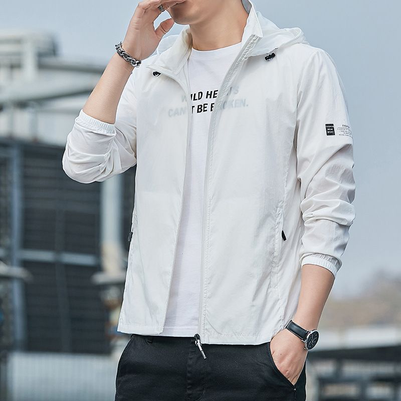 Men's Clothing Summer Ice Silk Sun Protection Clothing Men Breathable Female Skin Clothing Outdoor Fishing Sun Protection Clothing Jacket Men Jacket_viptrois.com