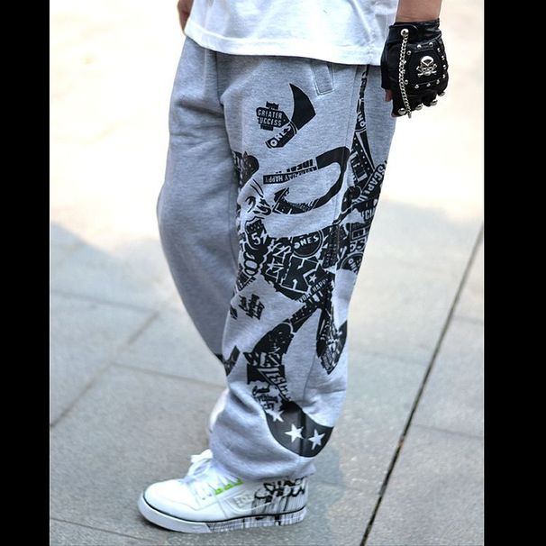 Men's Clothing men's street dance hip hop sweatpants large size pants large size pants loose and large_viptrois.com