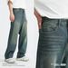 Korean Style Washed Wide Leg Jeans – Retro Colorful Loose Fit Pants (Pinky, Violet, Old Green, Black Gray, Light Blue, XS-XL)_viptrois.com