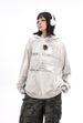 Men's Clothing Retro Old Letter Print Hooded Sweatshirt Hip Hop Oversize Lazy Hoodie_viptrois.com