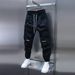 Summer Thin Perforated Quick-drying Air-conditioned Pants, Men's Loose Tight-fitting Harem Pants, Ice Silk Drawstring Pants_viptrois.com