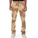2027 Fashion European-USA Style Overall Men Polyester Mid Waist Printing Straight Type Cargo Pants S-3XL_viptrois.com