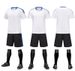 Men's Clothing uniforms suits spot match uniforms student short-sleeved training suits DIY printed number football clothes_viptrois.com