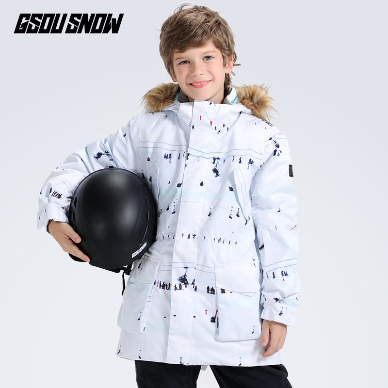 Men's Clothing Gsousnow Children's Ski Tops Windproof Waterproof Warm Ski Clothes Boys And Girls Outdoor Ski Clothes Jacket_viptrois.com