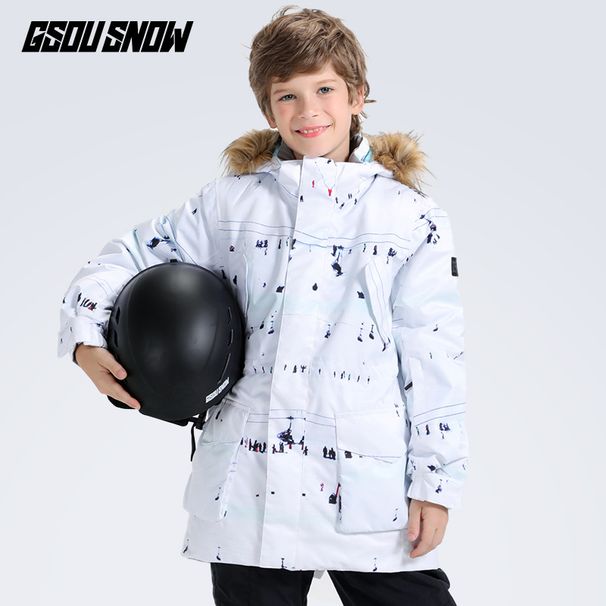 Men's Clothing Gsousnow Children's Ski Tops Windproof Waterproof Warm Ski Clothes Boys And Girls Outdoor Ski Clothes Jacket_viptrois.com