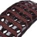 Hand-woven belt leather cowhide men's retro casual pin buckle hollow ladies belt factory wholesale_viptrois.com