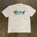 Trendy Brand Pure Cotton American High Street Short Printed Coule Loose Fit Versatile Summer Ins T-Shirt Half Sleeve_viptrois.com
