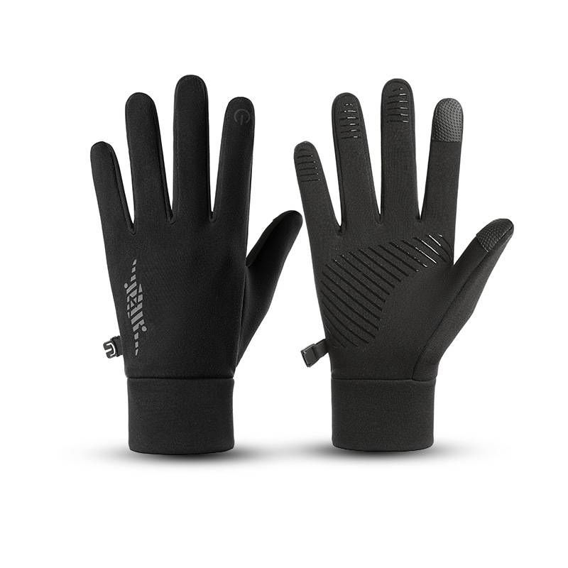 Men's Gloves Outdoor Autumn And Winter Men's And Women's Sports Gloves Non Slip Warm Touch Screen Plus Velvet Ski Running Cycling Gloves_viptrois.com