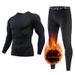 Winter Outdoor Fleece Warm Sports Tights Set Fitness Running Basketball Outdoor Training Men's Fitness Clothing_viptrois.com