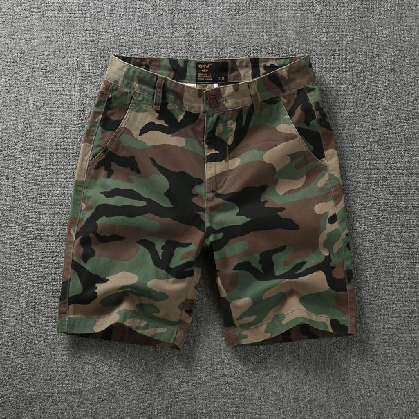 Summer New Thin Loose Casual Versatile Pants Wholesale Wear-resistant Camouflage Workwear Sports Men's Shorts_viptrois.com