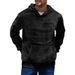 New Youth Hooded Double-Sided Fleece Winter Pullover Sweatshirt Men Top_viptrois.com