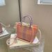 Women's Bags New Color Rattan Bucket Bag Women's Bag Small Straw Bag Hand Held Vegetable Basket Bag Crossbody Woven Bag_viptrois.com