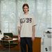 Cotton Short-sleeved T-shirt Men's And Women's Summer 2026 New Front Shoulder Embroidered Crew Neck Top Korean Version Versatile Casual T-shirt_viptrois.com