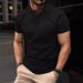Men's Performance Polo Shirt Quick-Dry Polyester Blend, Breathable & Lightweight For Sports, Travel & Casual Wear (White, Black, Navy Blue) – S-XXL_viptrois.com