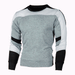 Men's Clothing new spring and autumn men's jacket sweatshirt fashion 3 color stitching men's casual Korean version pullover sweatshirt_viptrois.com